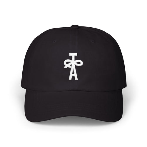 Classic Dad Cap - TAC Black w/ White Logo