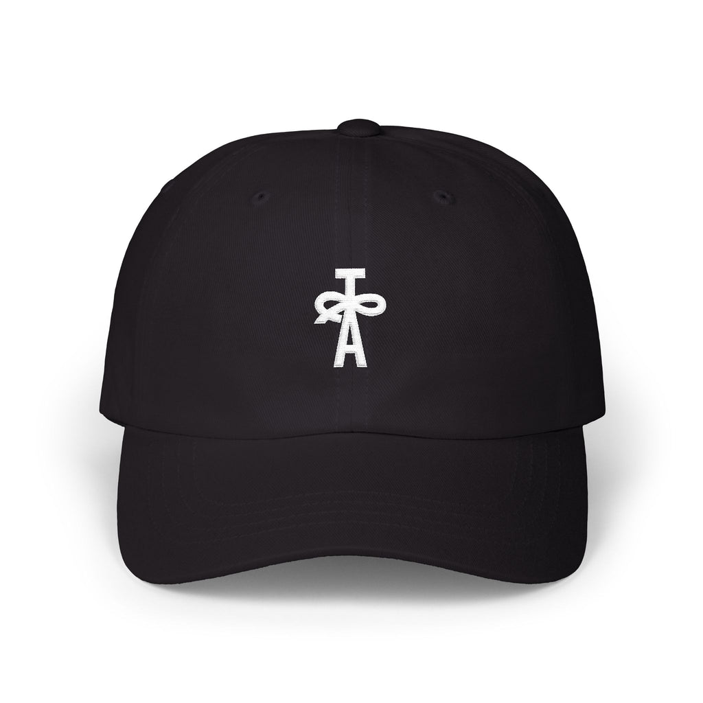 Classic Dad Cap - TAC Black w/ White Logo