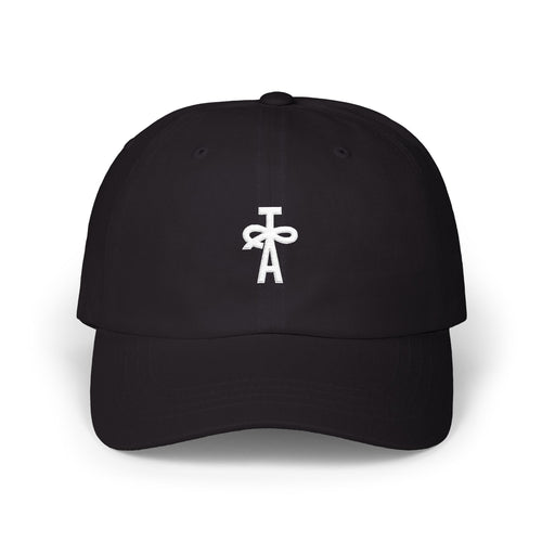 Classic Dad Cap - TAC Black w/ White Logo